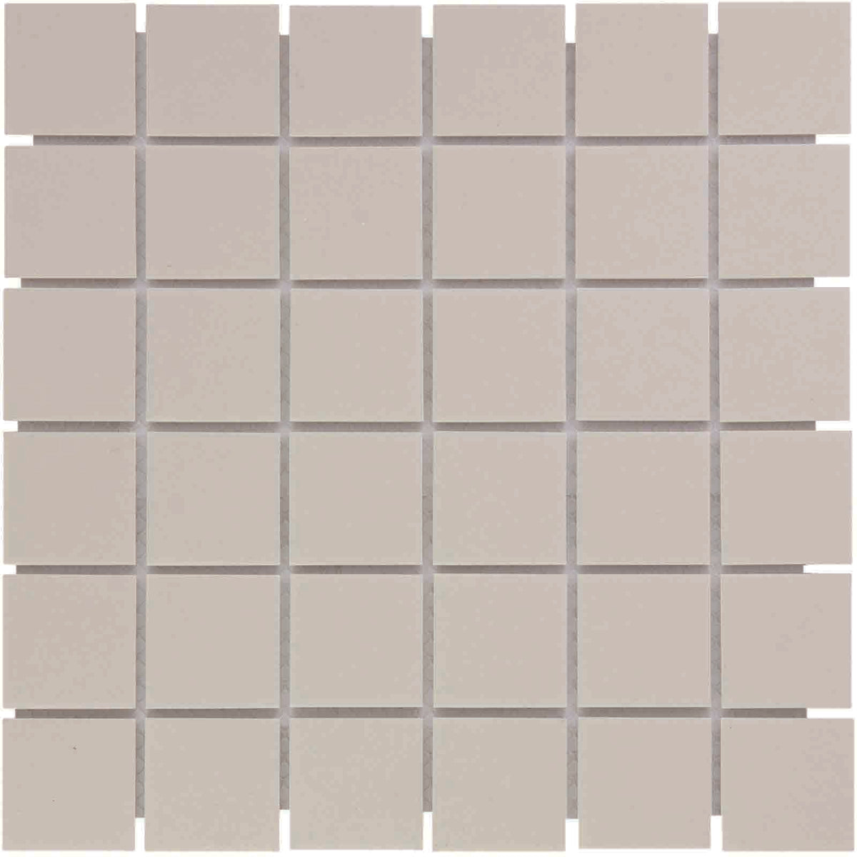 Ongeglazuurde witte porseleinen mozaïek op een sheet van 309x309 mm, antislip tegels voor de badkamervloer