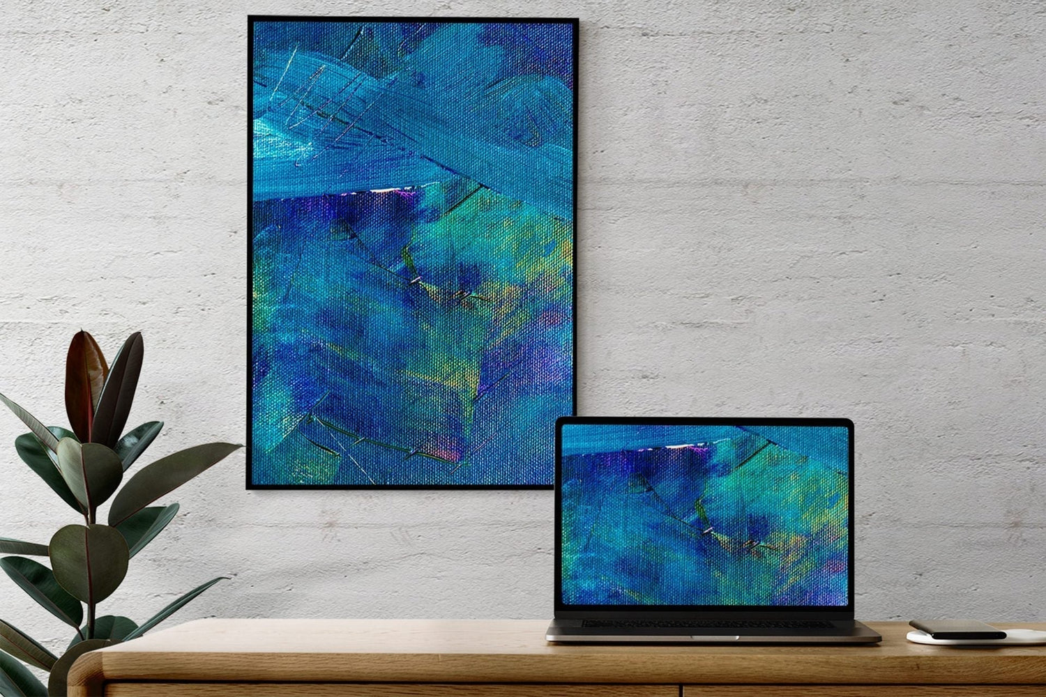 Akoestische panelen, schilderijen die geluid absorberen. - Mozaiektegel.com