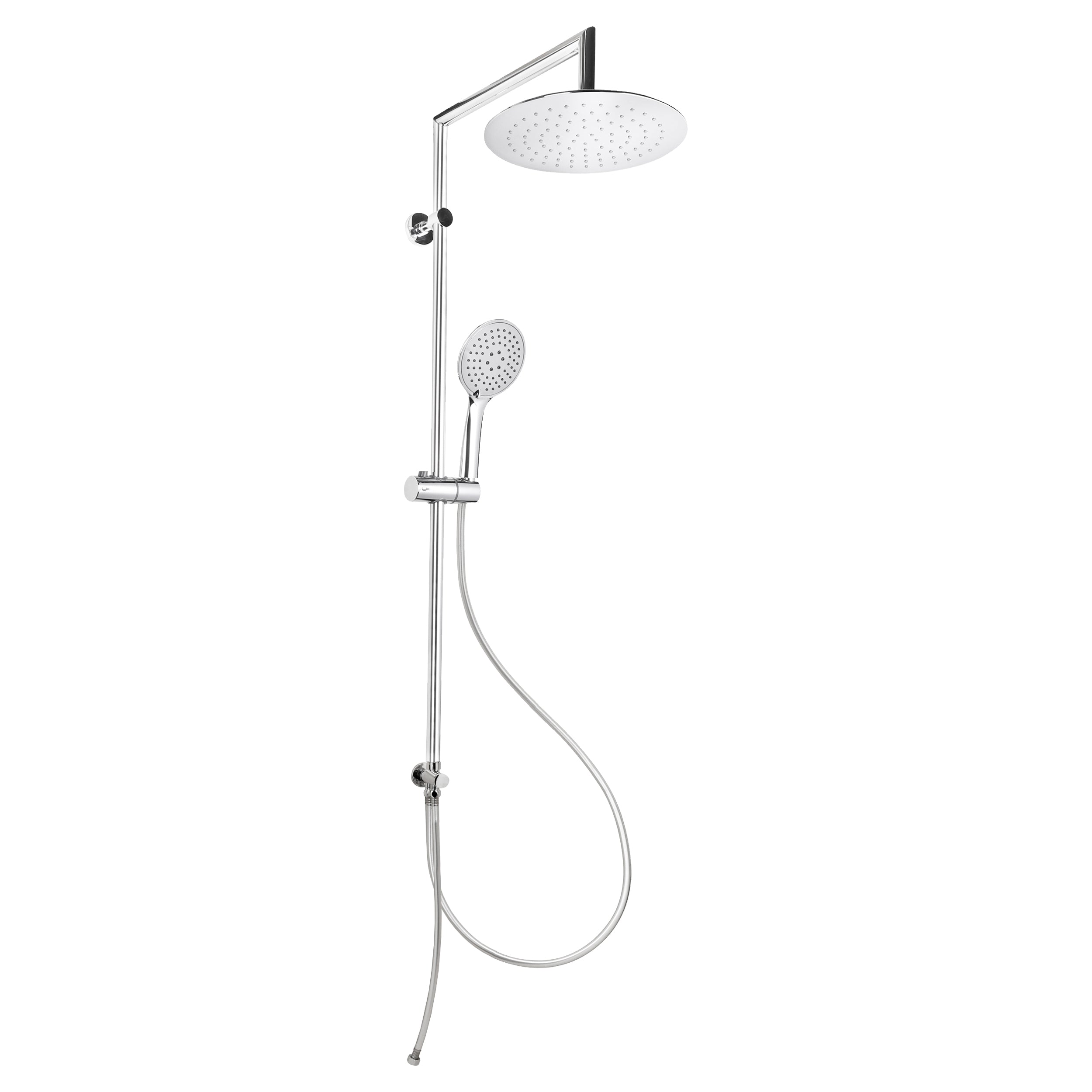 complete gouden inbouw douche set met grote regendouchekop