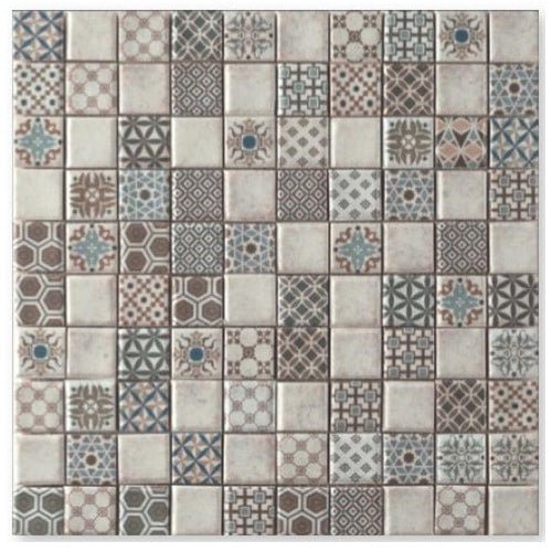 Glanzende groene keramische mozaïek tegels in visgraat motief