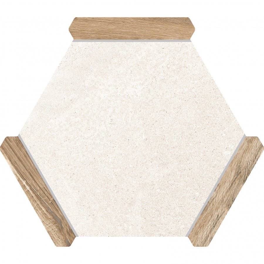beige riverstones mozaïekvloer in een inloopdouche