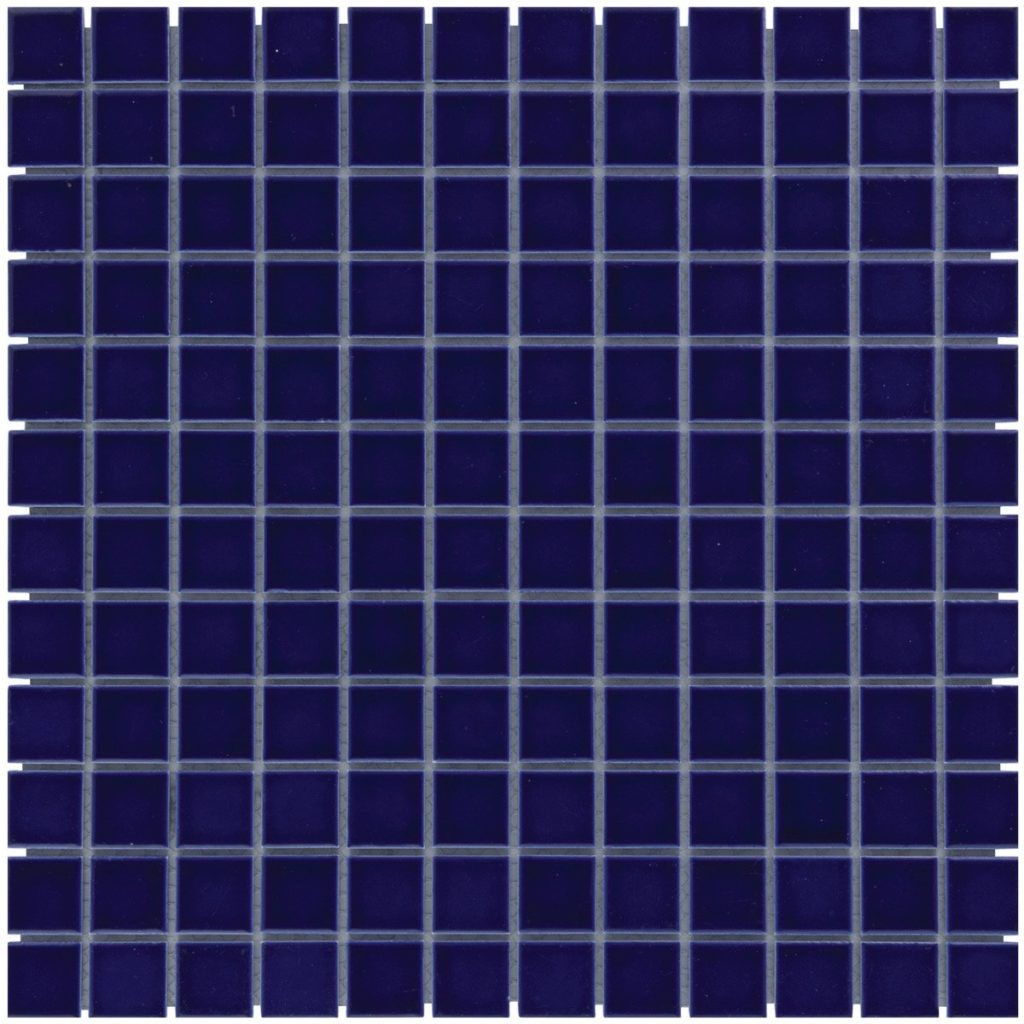 Diverse mozaïektegels in glas, keramiek en natuursteen