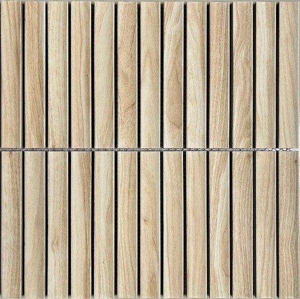 modern toilet met visgraat houtlook tegels op de vloer