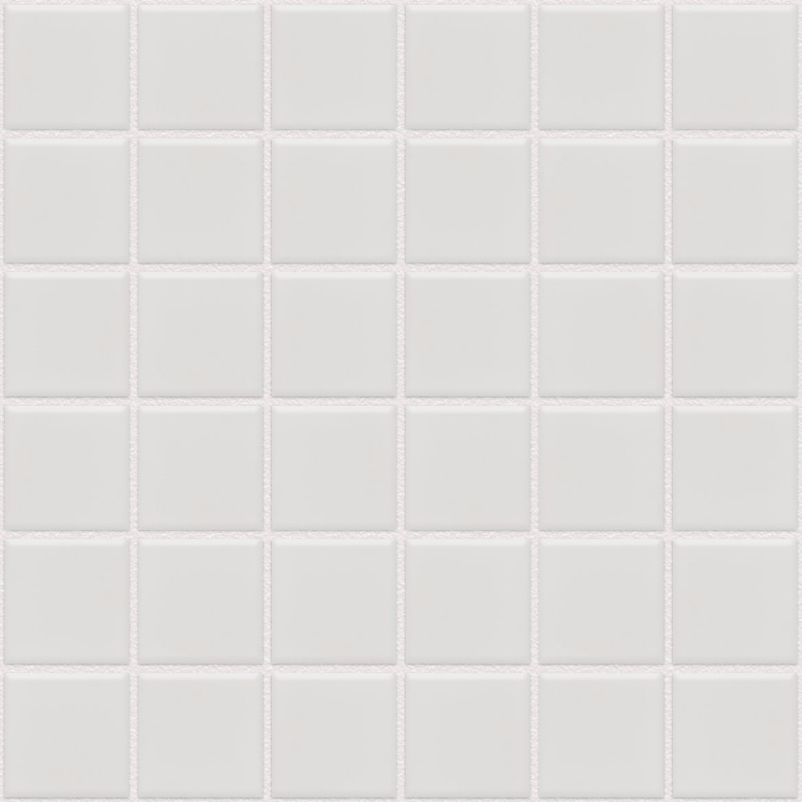 The Mosaic Factory Barcelona Mozaiek Tegel Vierkant - Extra Wit Porselein Geglazuurd 309x309 mm, voeg white