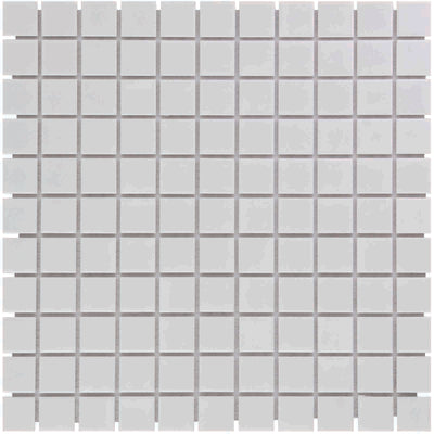 The Mosaic Factory Barcelona Mozaiek Tegel Vierkant - Extra Wit Porselein Geglazuurd 300x300 mm