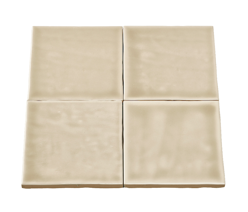 DTG Handvorm Zin Arena Tegel 10x10 cm | Beige | Per stuk - Mozaiektegel.com