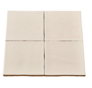 DTG Handvorm Zin Cal Tegel 10x10 cm | Beige | Per stuk - Mozaiektegel.com