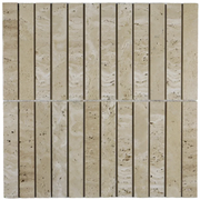 The Mosaic Factory NTK02 Travertine Natural Stone Kitkat Flat 22x148mm
