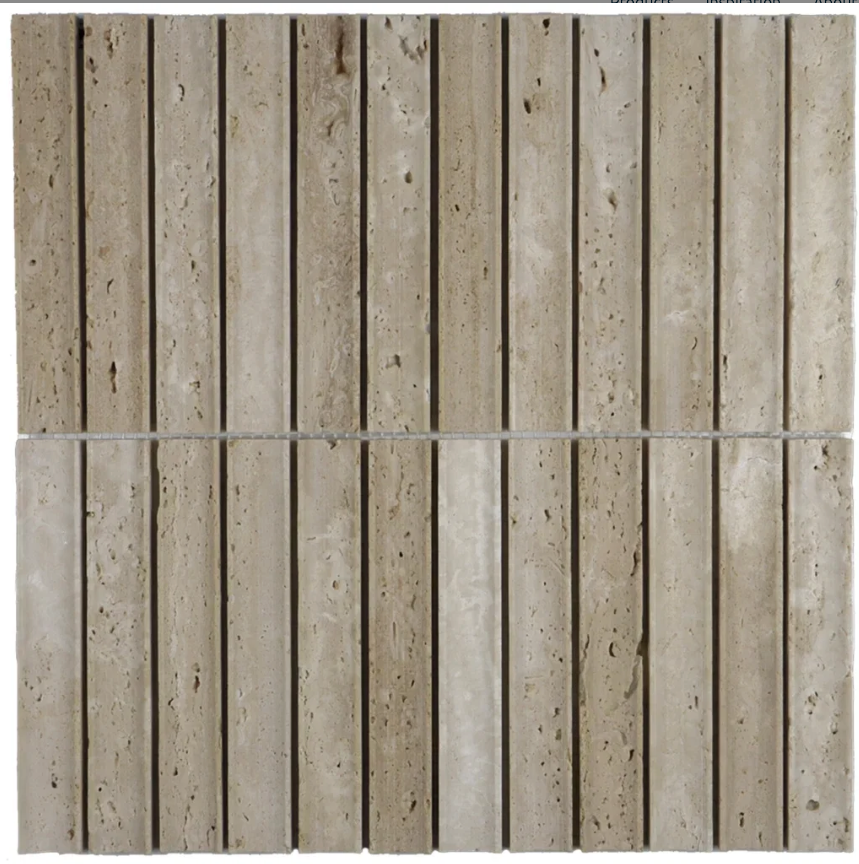 The Mosaic Factory NTK03 Travertine Natural Stone Kitkat Original 22x148mm