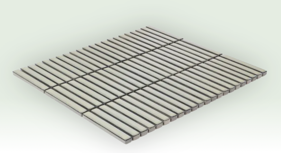 The Mosaic Factory Sevilla Mozaïek Tegel Mini Kitkat Vinger - Urban Olive 282x308 mm - Mozaiektegel.com