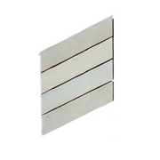 Terre d'Azur Granada Chevron Gris-L 6,4x27,5 cm