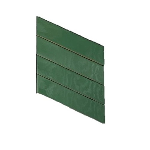 Terre d'Azur Granada Chevron Verde-R 6,4x27,5 cm