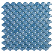 Terre d'Azur Glass Hawaiian  Blue 3,5x3,5 cm (32,4x31,7 cm)