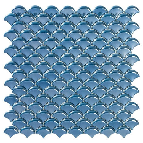 Terre d'Azur Glass Hawaiian  Blue 3,5x3,5 cm (32,4x31,7 cm)