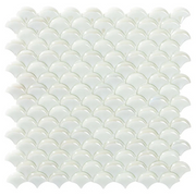 Terre d'Azur Glass Hawaiian White 3,5x3,5 cm (32,4x31,7 cm)