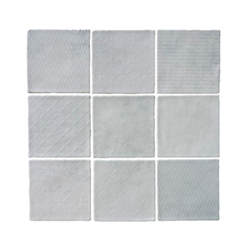 Terre d'Azur Maroc Decor White 11,5x11,5 cm