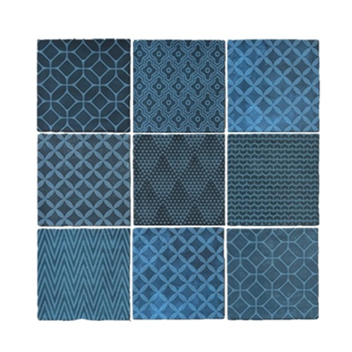 Terre d'Azur Maroc Decor Dark 11,5x11,5 cm
