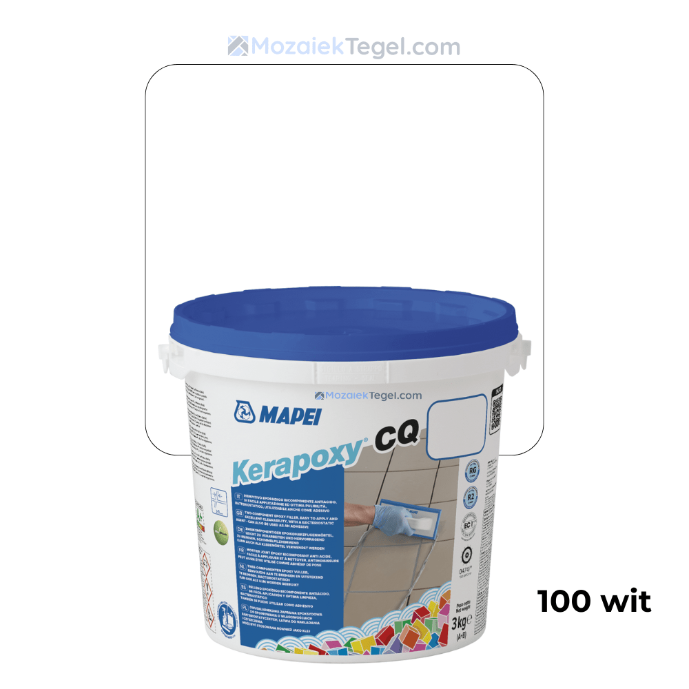 Mapei | Kerapoxy Easy Design | 100 Wit | Voegmiddel - Mozaiektegel.com