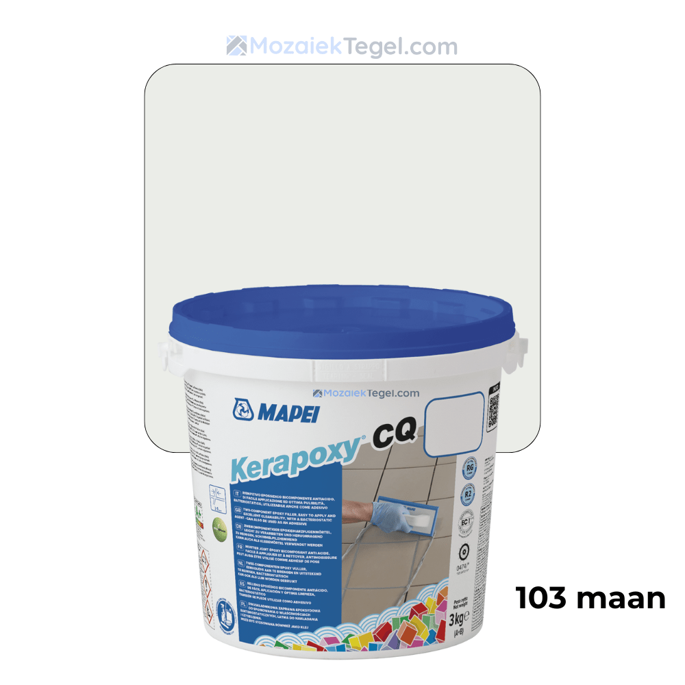 Mapei | Kerapoxy Easy Design | 103 Maan Wit | Voegmiddel - Mozaiektegel.com