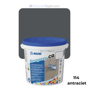 Mapei | Kerapoxy Easy Design | 114 Antraciet | Voegmiddel - Mozaiektegel.com