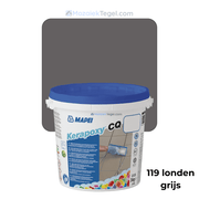 Mapei | Kerapoxy Easy Design | 119 Londen Grijs | Voegmiddel - Mozaiektegel.com
