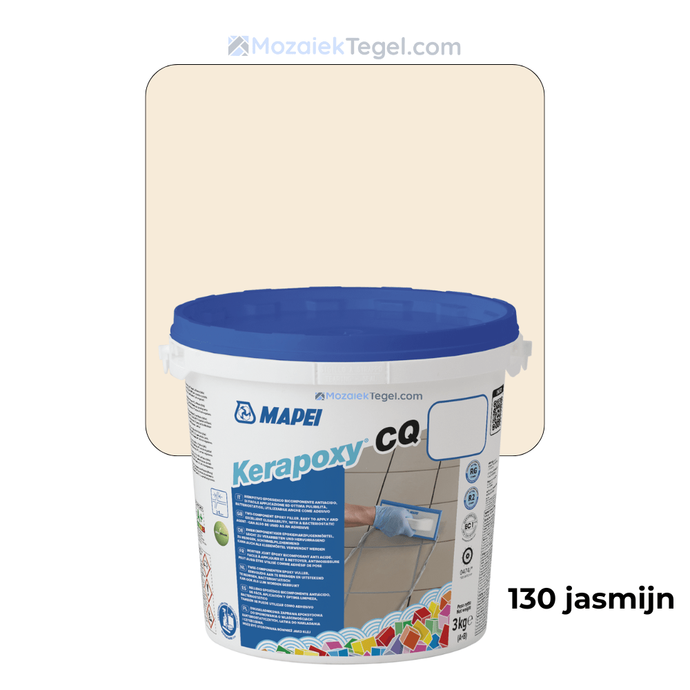 Mapei | Kerapoxy Easy Design | 130 Jasmijn | Voegmiddel - Mozaiektegel.com