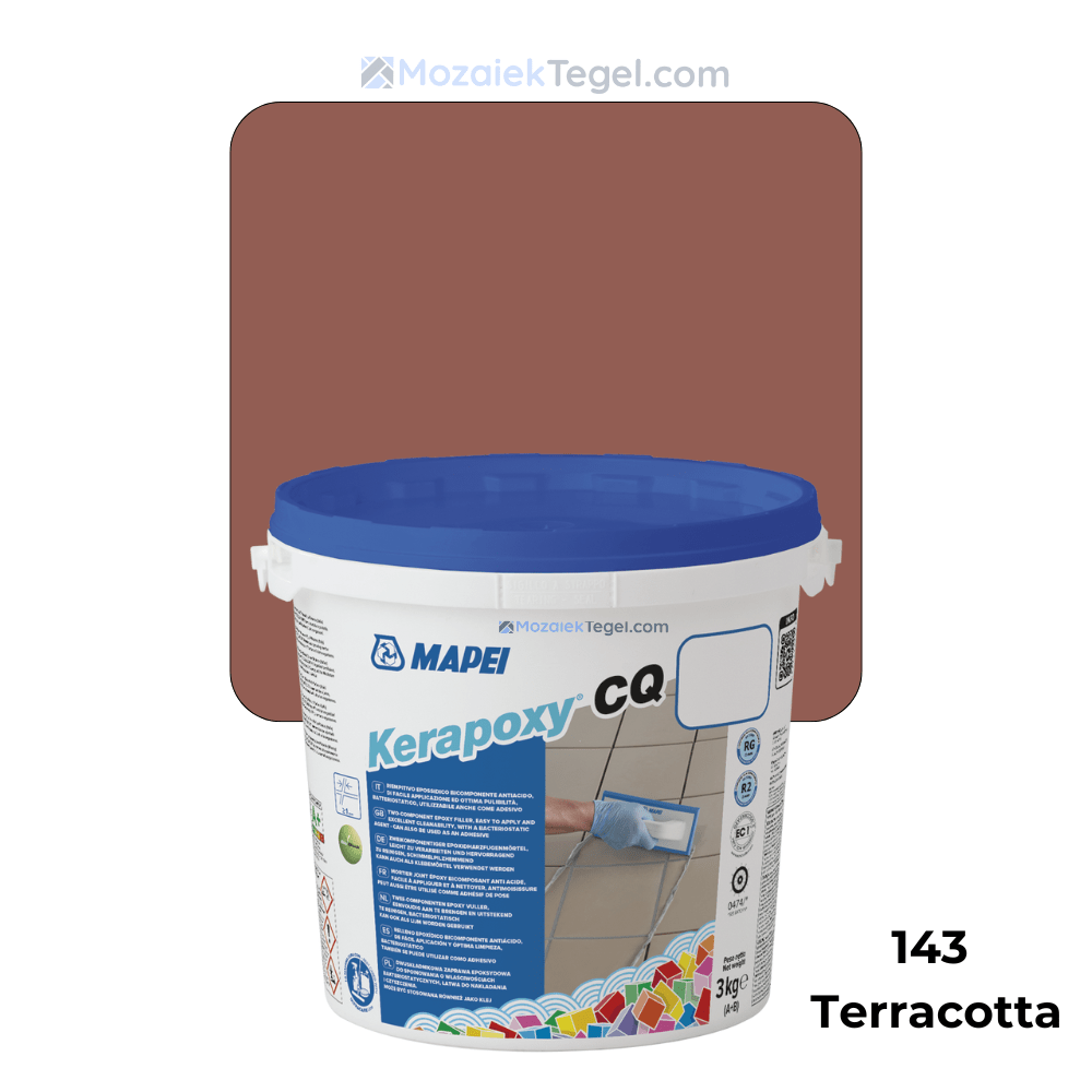 Mapei | Kerapoxy Easy Design | 143 Terracotta | Voegmiddel - Mozaiektegel.com