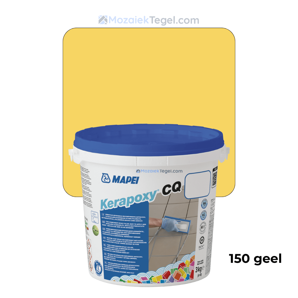 Mapei | Kerapoxy Easy Design | 150 Geel | Voegmiddel - Mozaiektegel.com