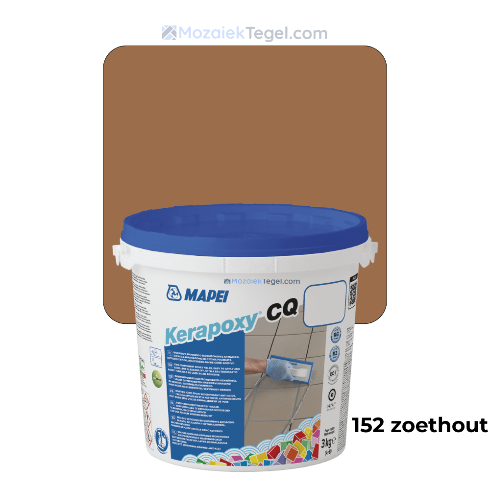 Mapei | Kerapoxy Easy Design | 152 Zoethout | Voegmiddel - Mozaiektegel.com