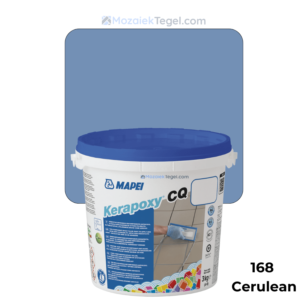 Mapei | Kerapoxy Easy Design | 168 Cerulean | Voegmiddel - Mozaiektegel.com
