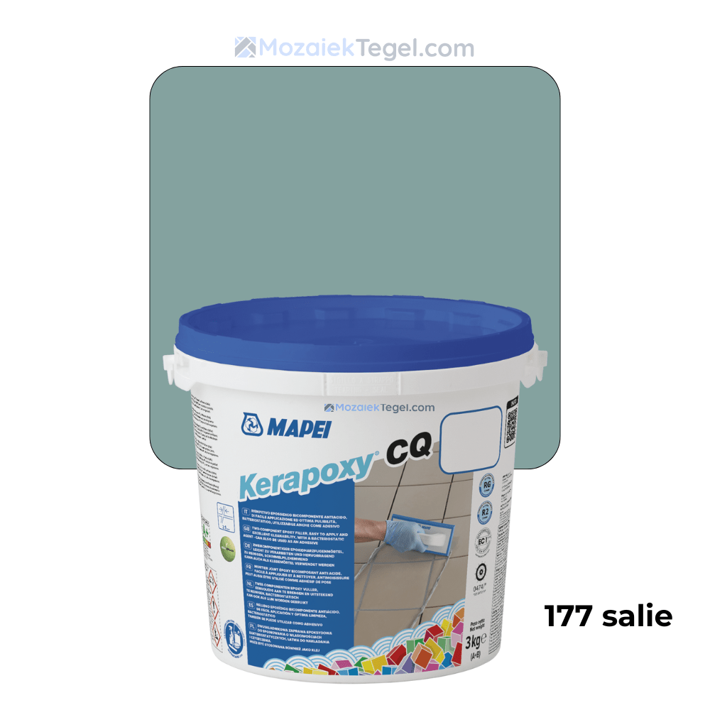 Mapei | Kerapoxy Easy Design | 177 Salie | Voegmiddel - Mozaiektegel.com