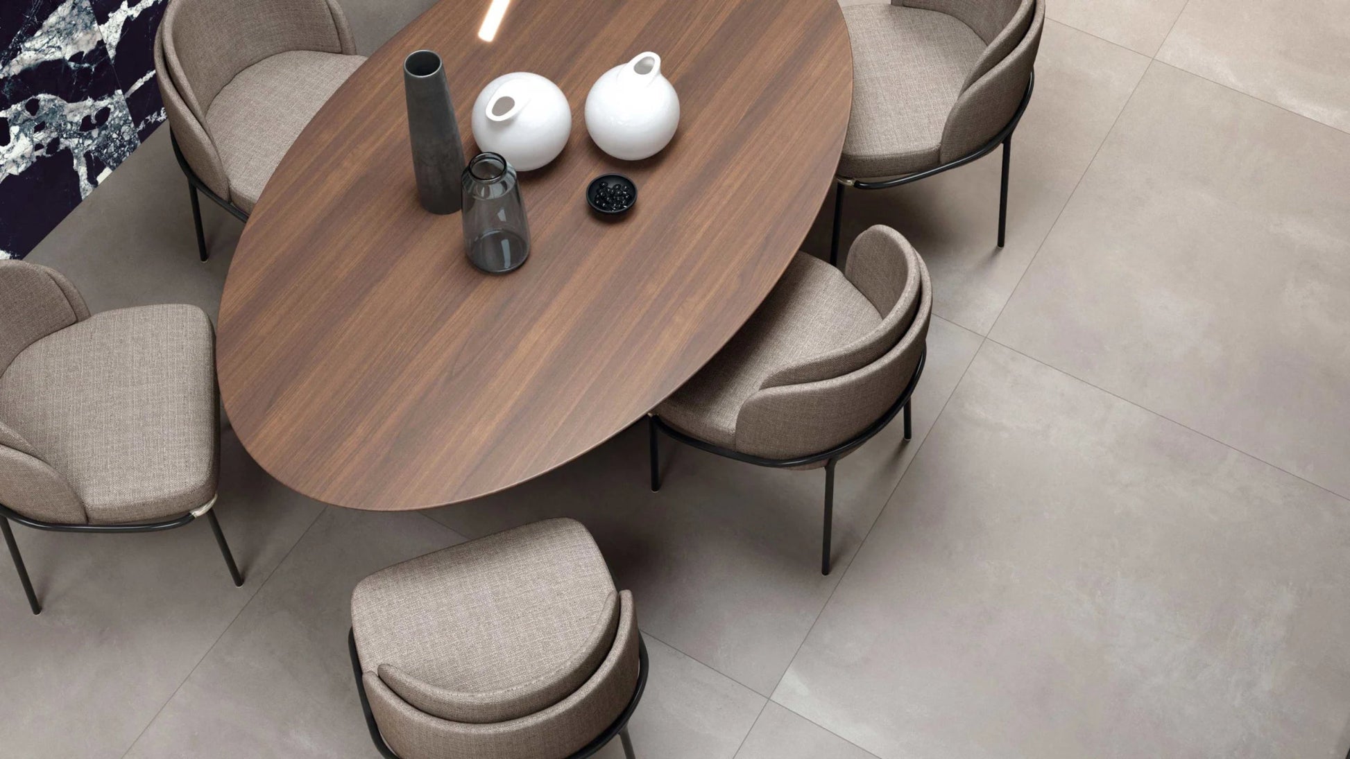 Abk Imoker Lab325 PF60003060 Vloertegel 1200X1200 Ash 9mm Mat Ret.R10 - Mozaiektegel.com