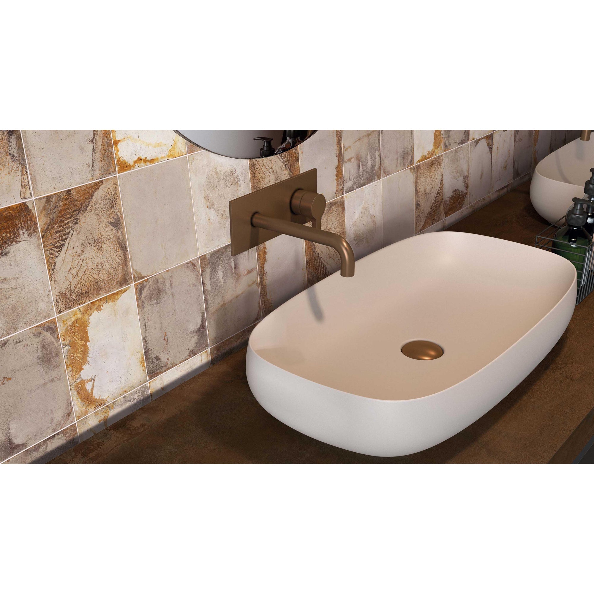 Abk Imoker Play PF60003493 Vloertegel 200X200 Oxide White 8,5mm Mat R10 - Mozaiektegel.com