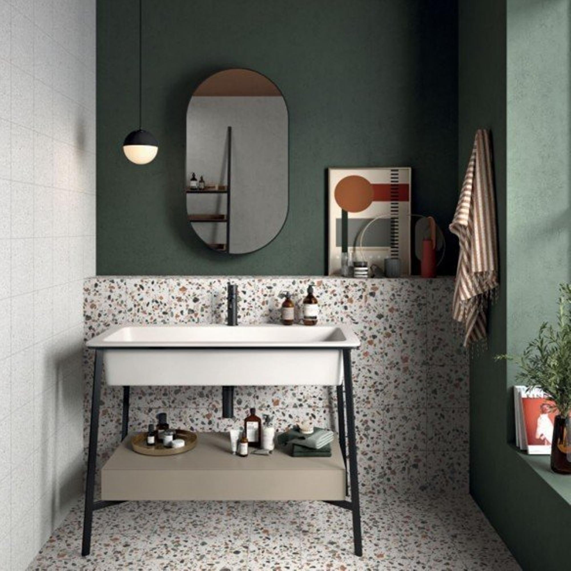 Abk Imoker Play PF60005894 Vloertegel 200X200 Drops Multiwhite 8.5mm Mat R10 - Mozaiektegel.com