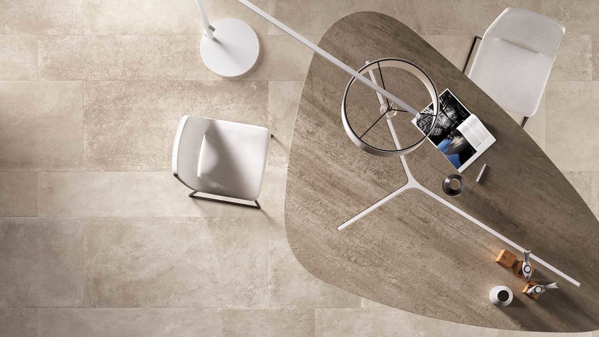 Abk Imoker Unika UKR3410A Floor Tile 600X1200 Ecru 9mm Matt Ret.R10