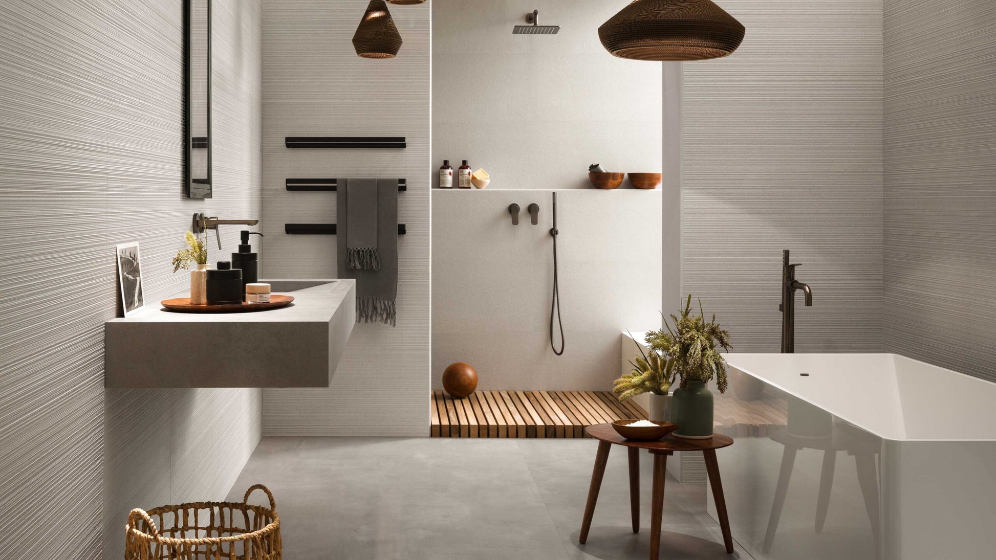 Atlas Concorde 3D Wall Carve A573 wandtegel 40x80cm 8,5mm mat rect. chisel pearl