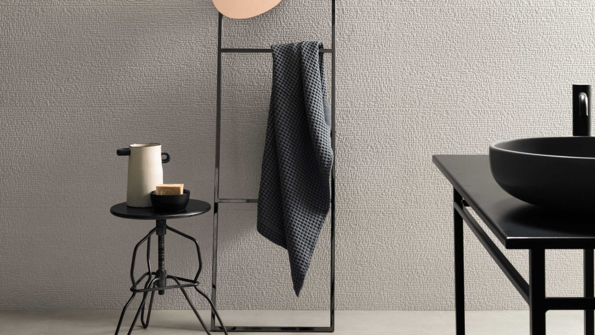 Atlas Concorde 3D Wall Carve A57X wandtegel 40x80cm 8,5mm mat rect. sign pearl - Mozaiektegel.com