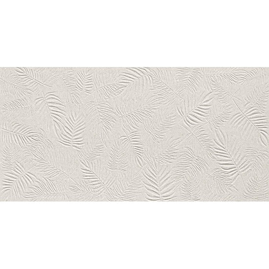 Atlas Concorde 3D Wall Carve A58A wandtegel 40x80cm 8,5mm mat rect. leaf pearl