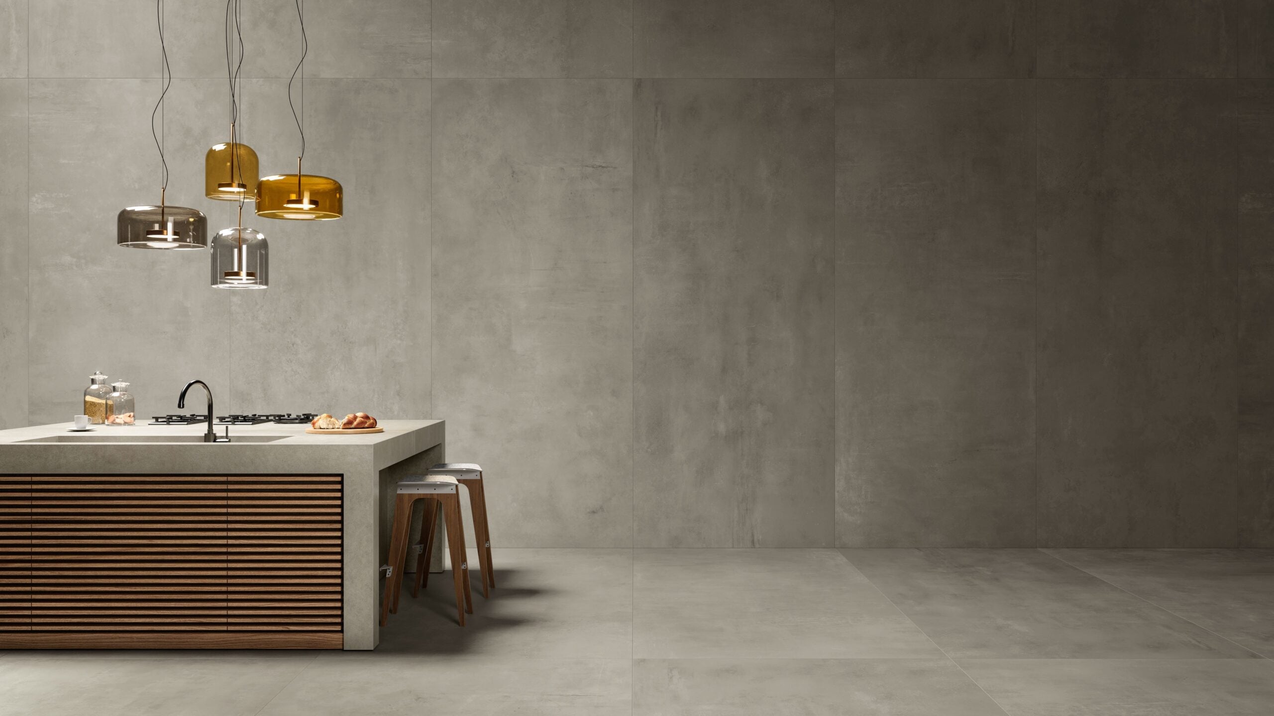 Atlas Concorde Boost 8B8G wandtegel 40x80cm 8,5mm mat rect. grey