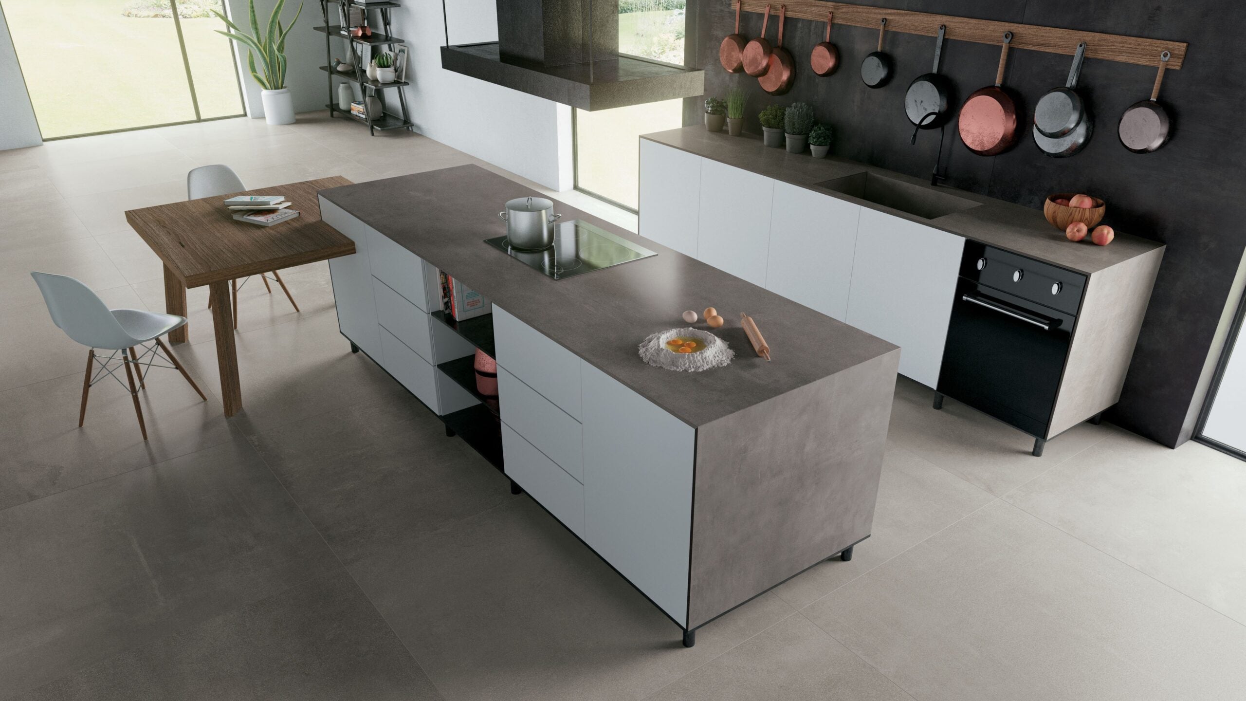 Atlas Concorde Boost 8B8P wandtegel 40x80 cm 8,5 mm mat rect. pearl