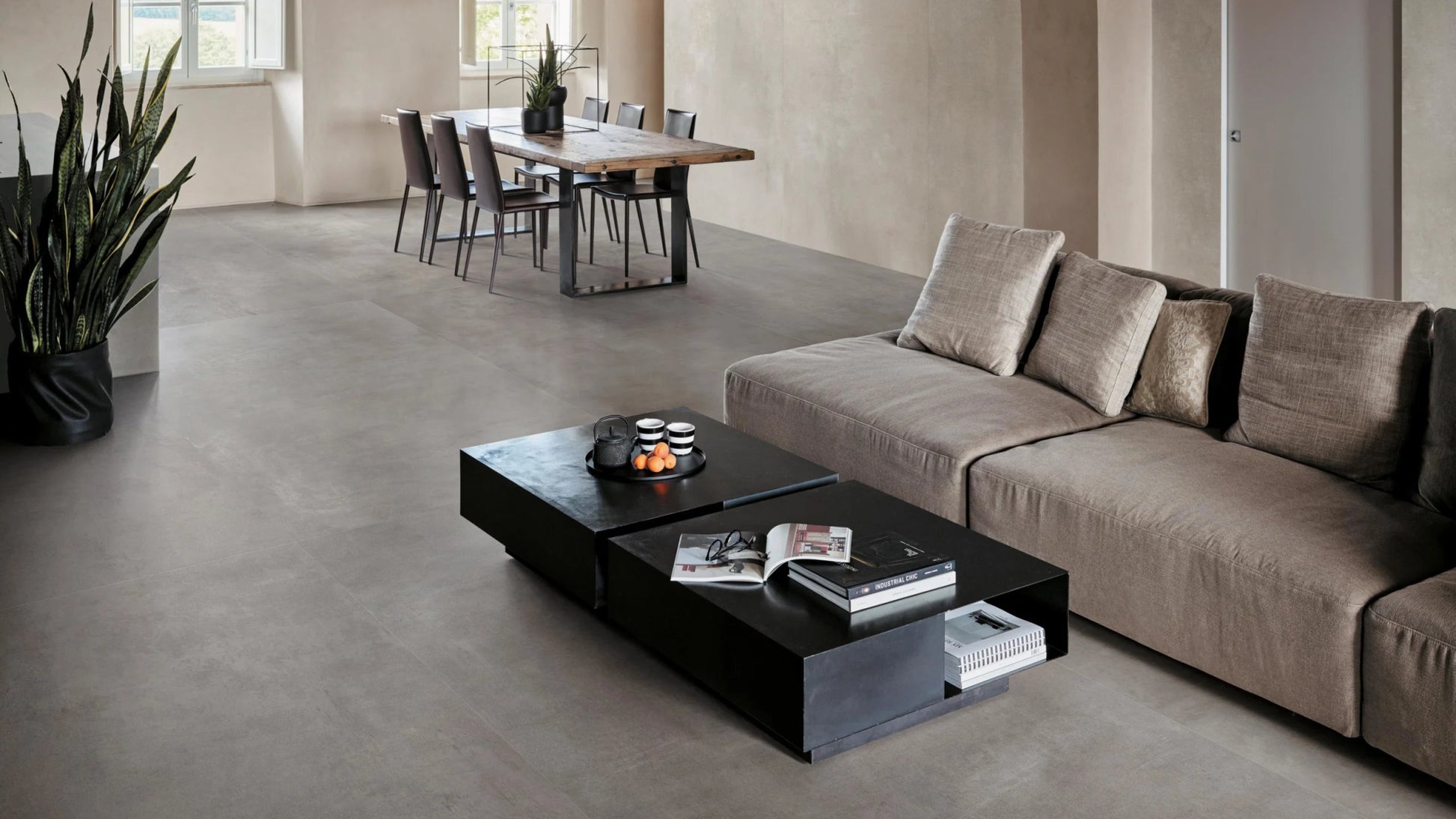 Atlas Concorde Boost A0MQ vloertegel 60x120cm 9mm mat ret.R10 grey - Mozaiektegel.com