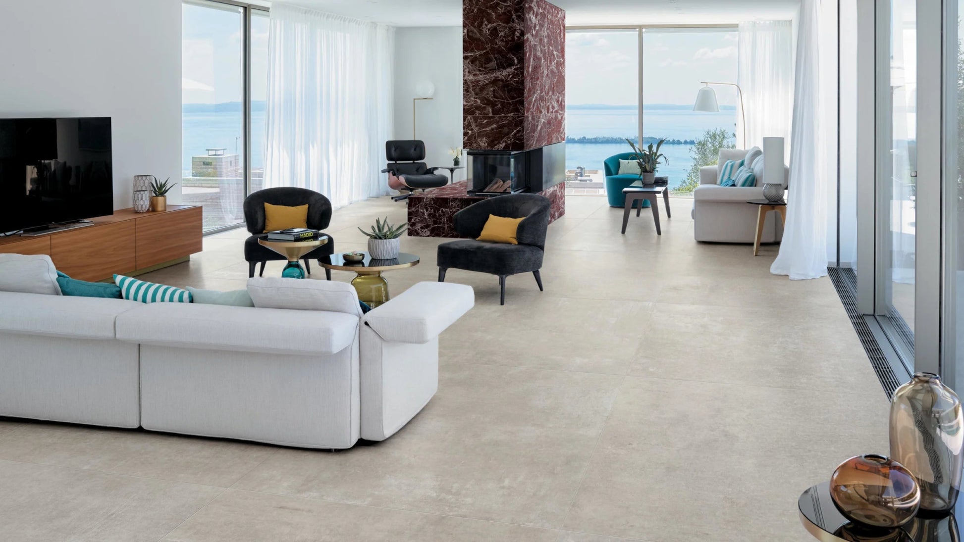 Atlas Concorde Boost AMGD slab 9mm 120x240cm mat rect.R10 Berlin white - Mozaiektegel.com