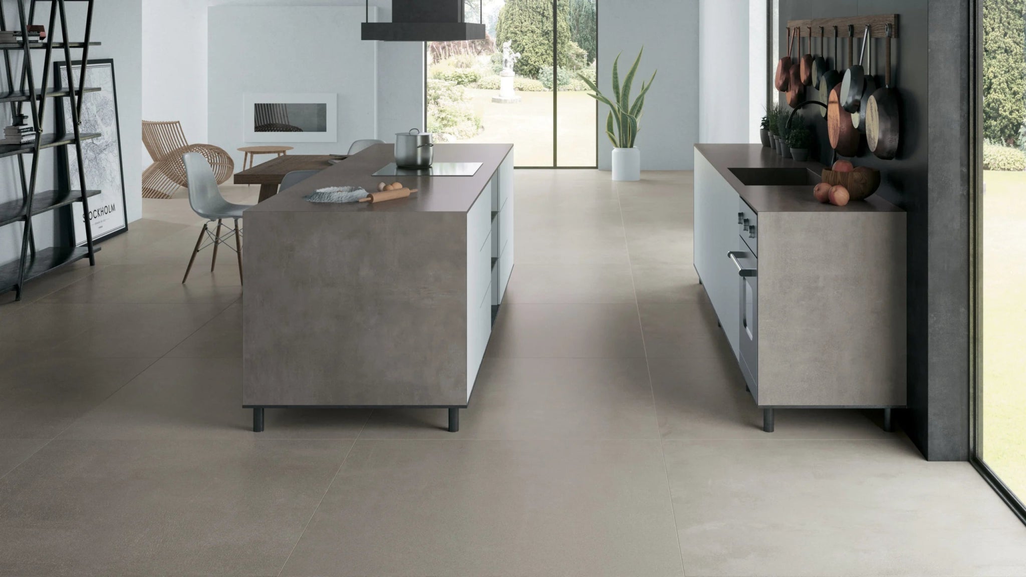 Atlas Concorde Boost AMH4 vloertegel 60x60cm 9mm mat rect. R10 pearl - Mozaiektegel.com