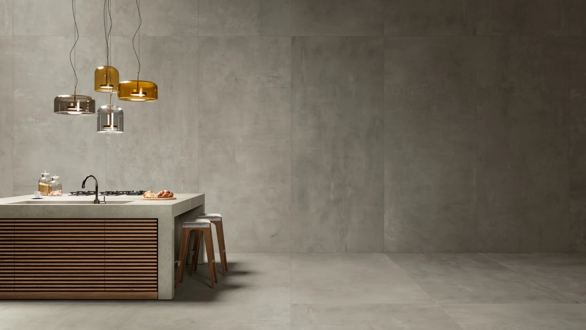 Atlas Concorde Boost AMH5 vloertegel 60x60cm 9mm mat rect. R10 grey - Mozaiektegel.com