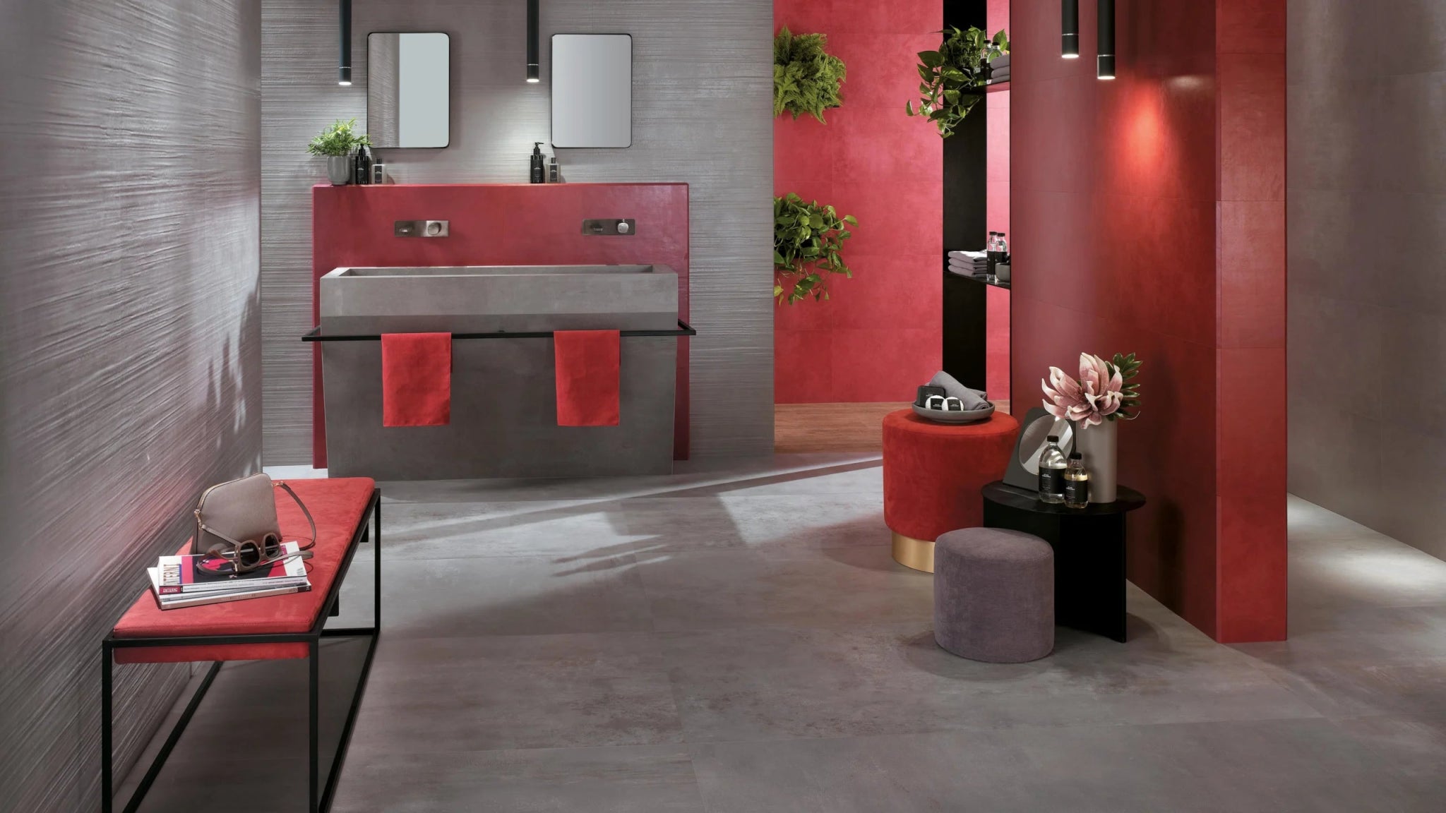 Atlas Concorde Boost AMH5 vloertegel 60x60cm 9mm mat rect. R10 grey - Mozaiektegel.com