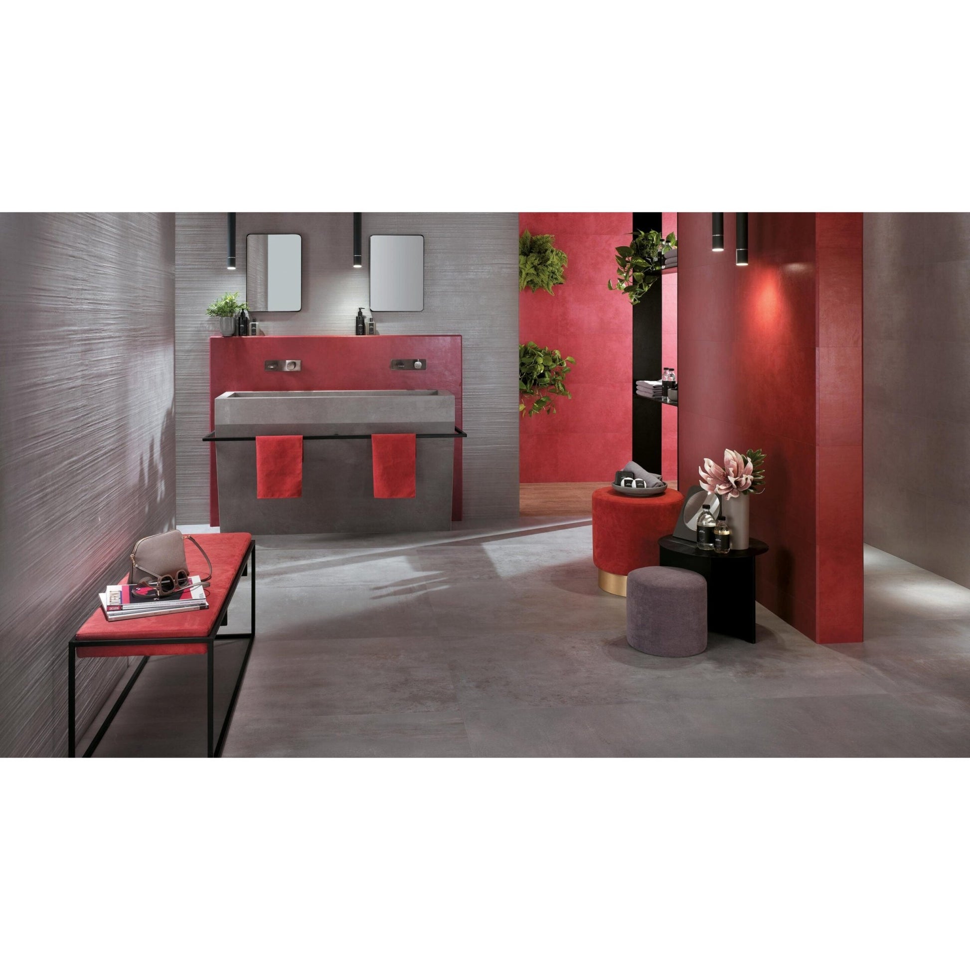 Atlas Concorde Boost AMIA vloertegel 30X60cm 9mm mat rect. R10 grey - Mozaiektegel.com