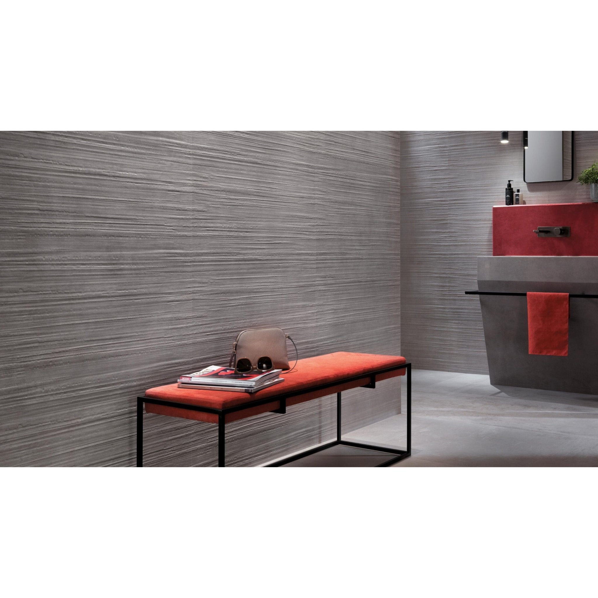 Atlas Concorde Boost AMIA vloertegel 30X60cm 9mm mat rect. R10 grey - Mozaiektegel.com