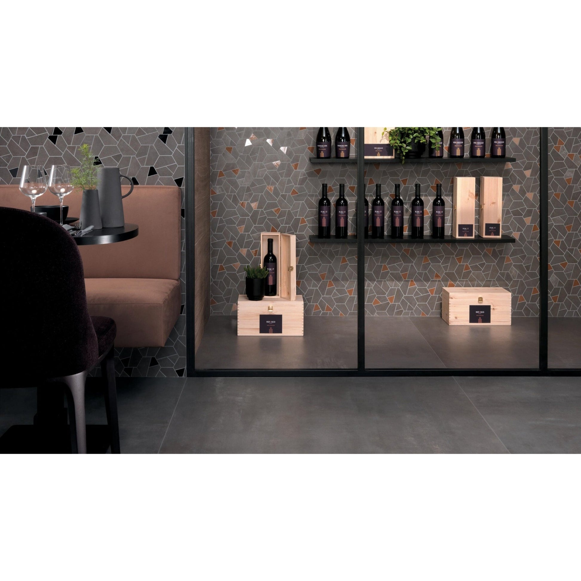 Atlas Concorde Boost AMIC vloertegel 30X60cm 9mm mat rect. R10 smoke - Mozaiektegel.com