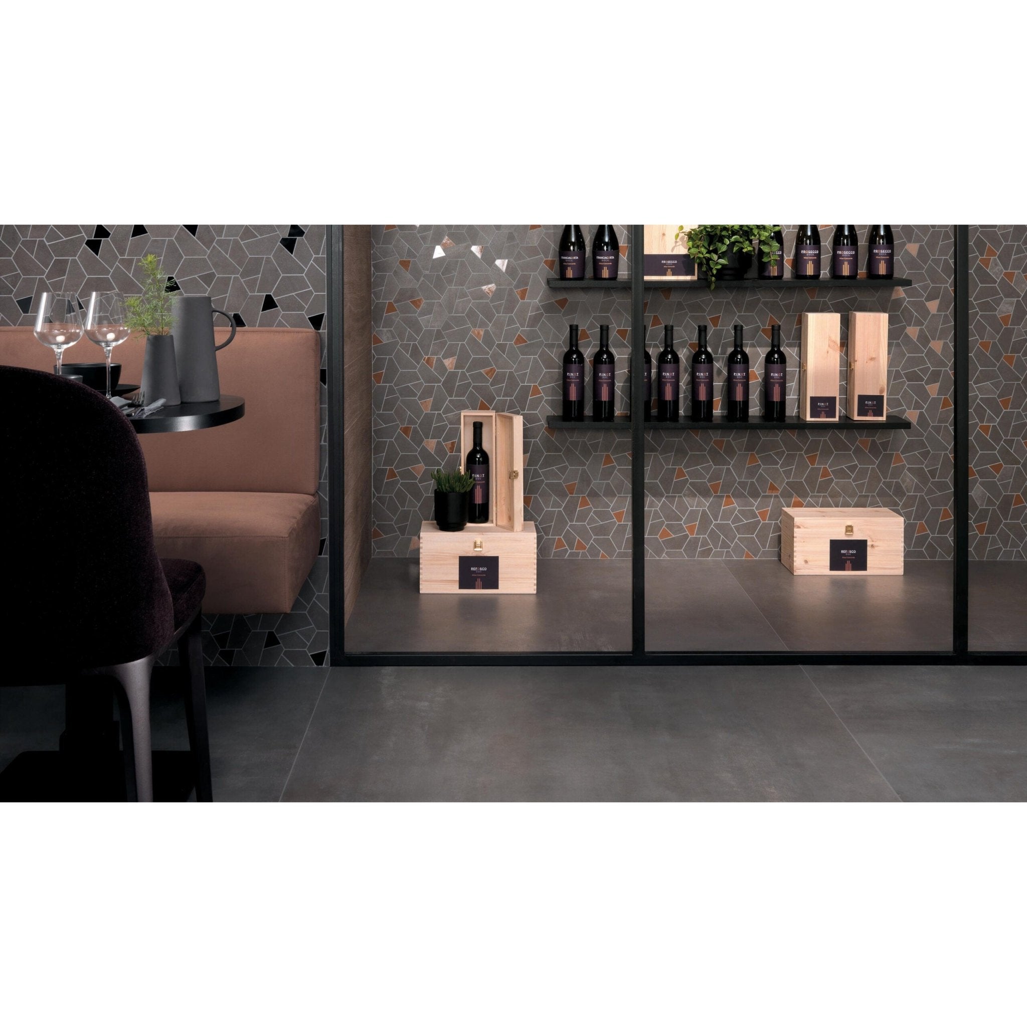 Atlas Concorde Boost AMIC vloertegel 30X60cm 9mm mat rect. R10 smoke - Mozaiektegel.com