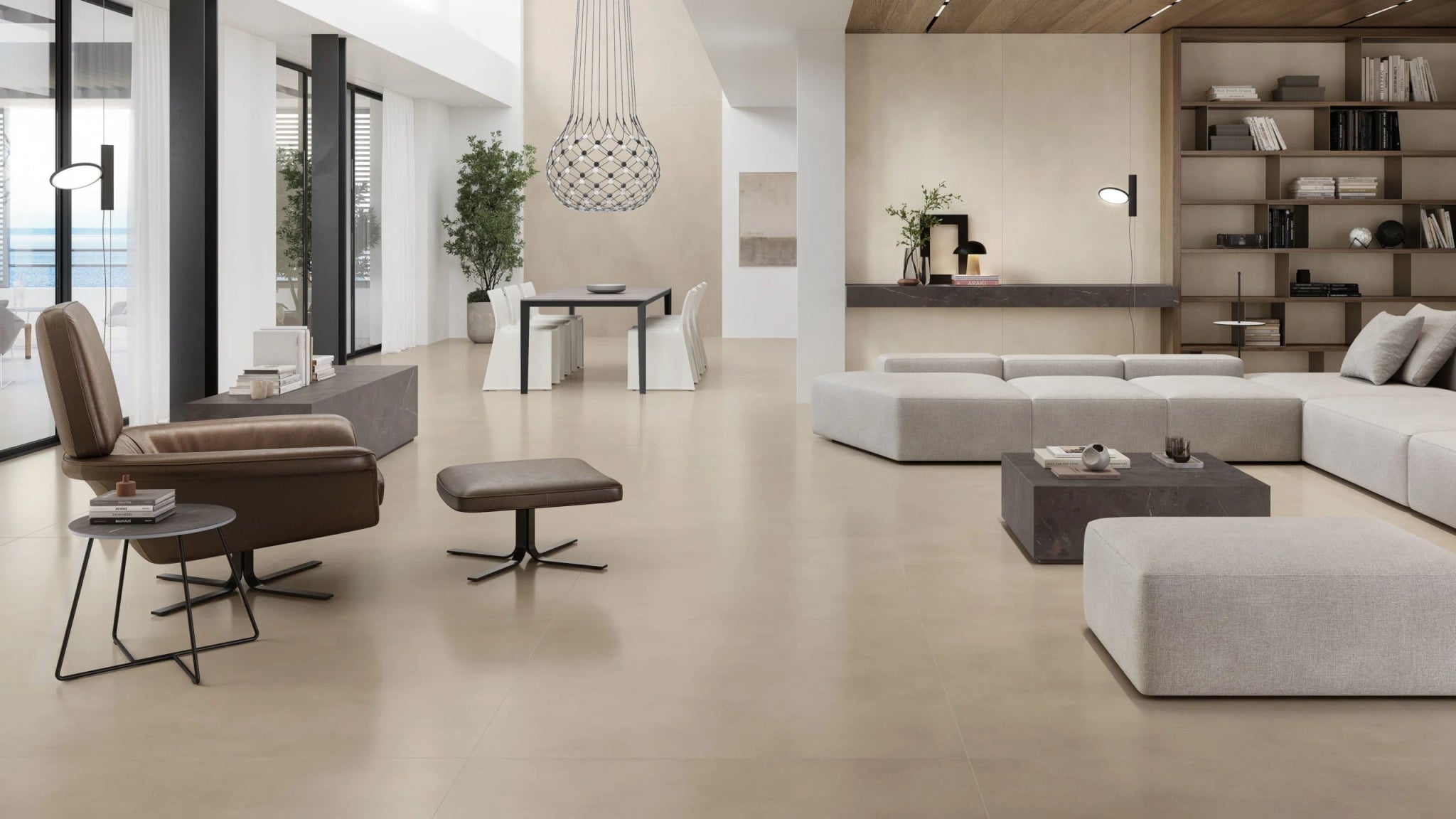 Atlas Concorde Boost Balance AJMW vloertegel 120X120cm 9mm zijdeglans Ret.R10B ash - Mozaiektegel.com